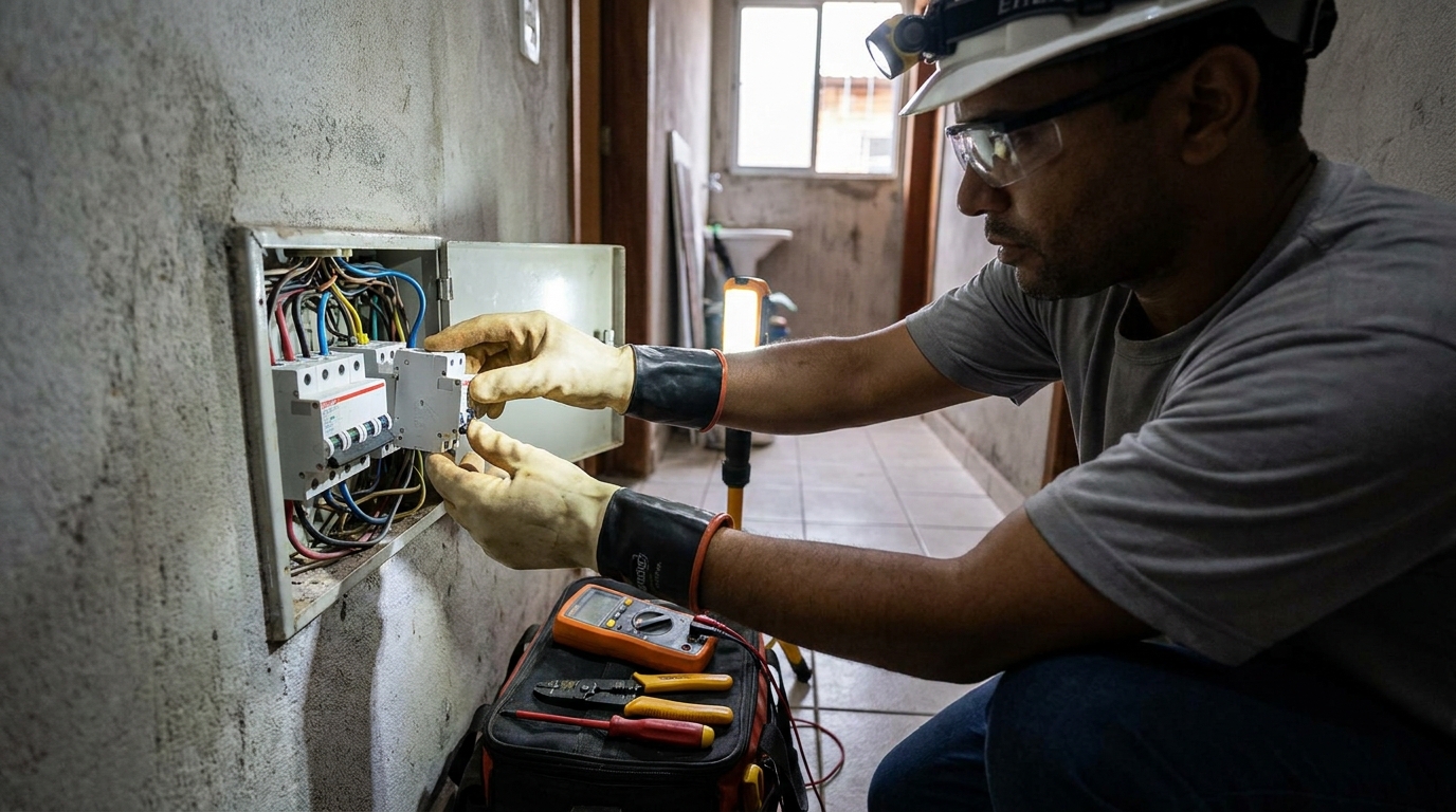 Instalacao de disjuntor profissional em Salvador‑BA