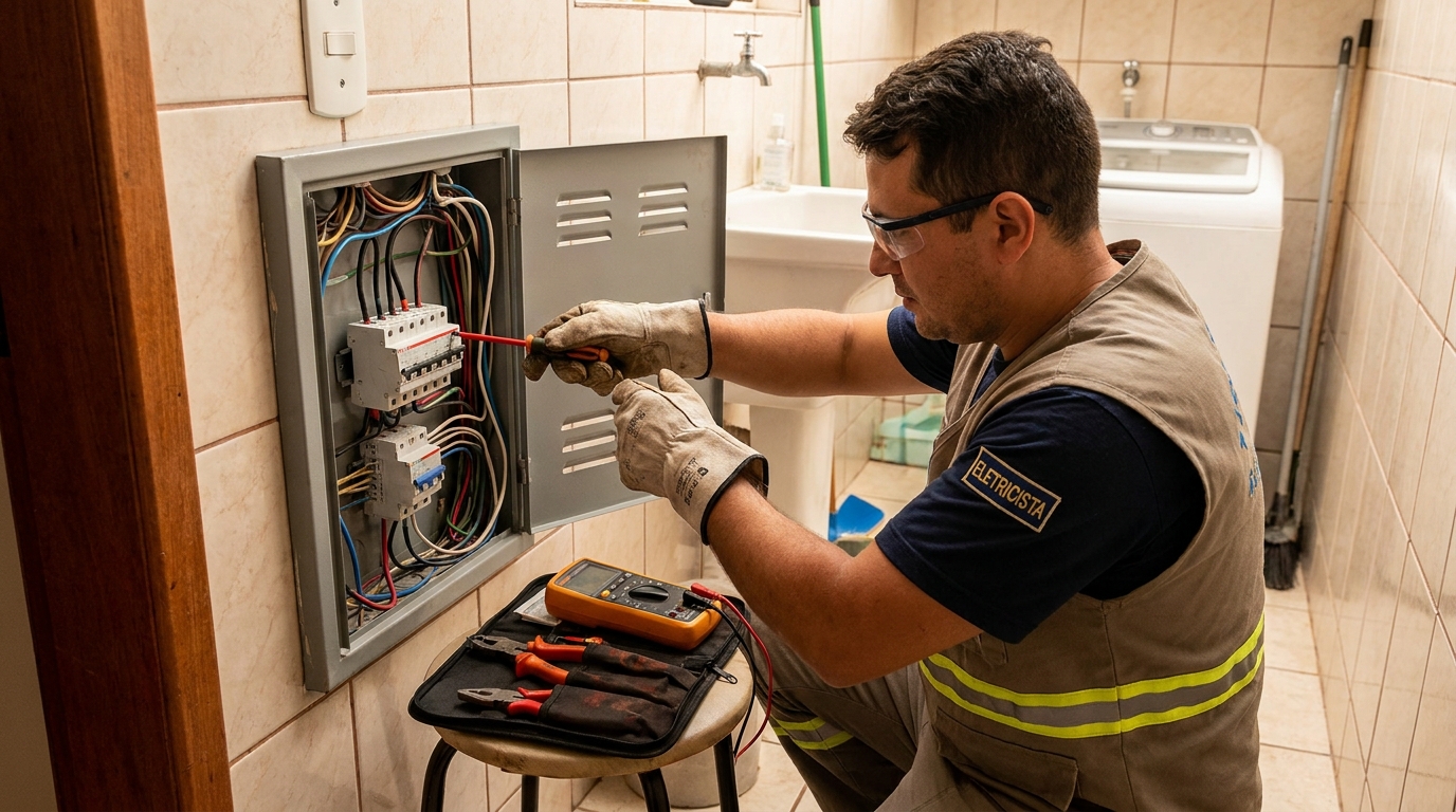 Instalacao de disjuntor residencial em Salvador‑BA