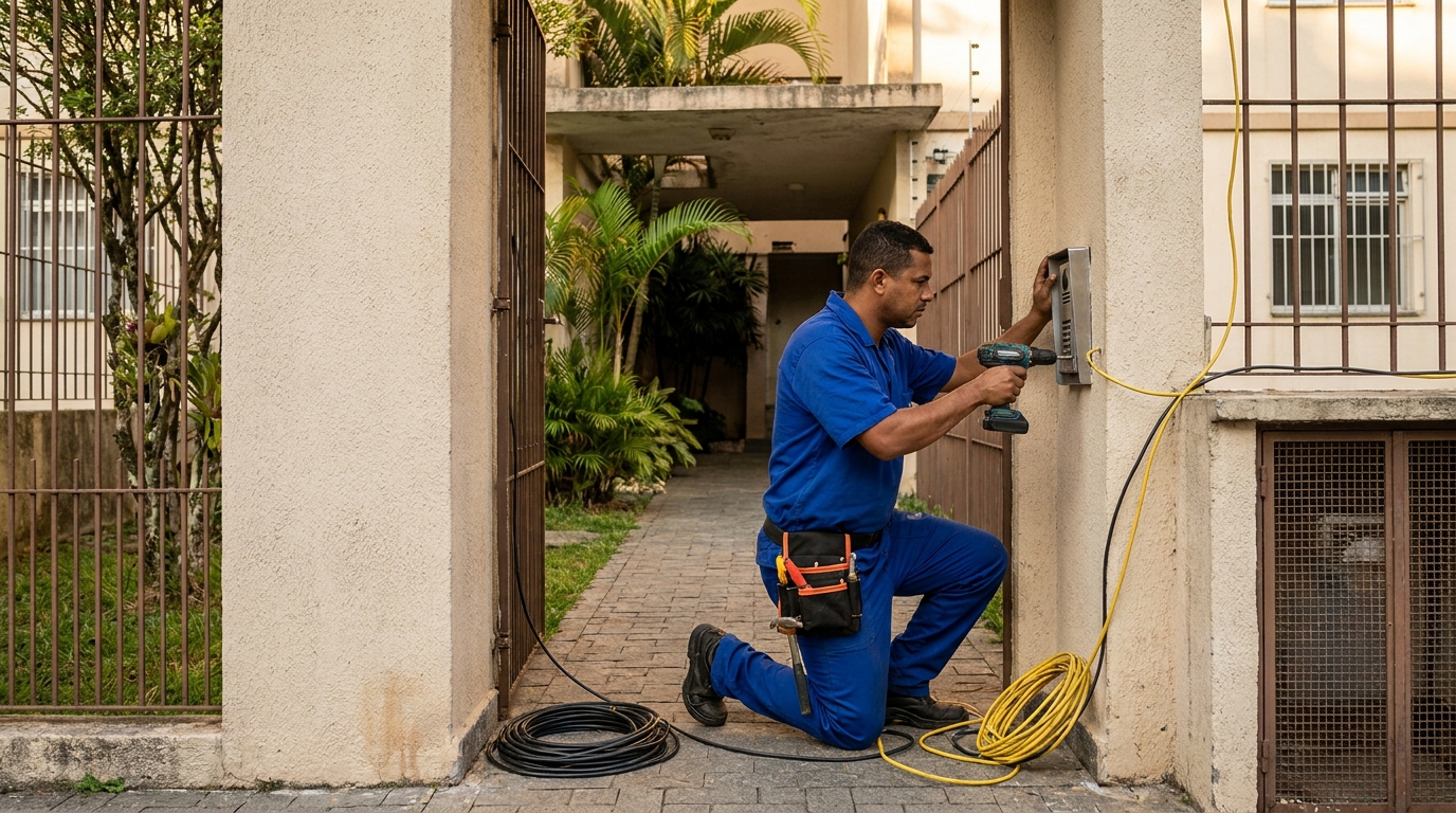 Instalacao de interfone profissional em Salvador‑BA