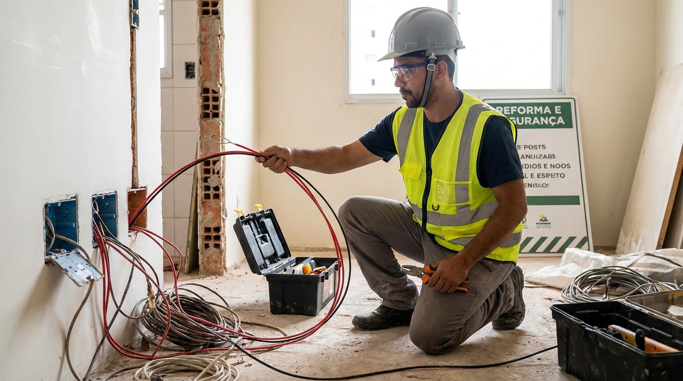 Troca de fiacao eletrica em Salvador‑BA