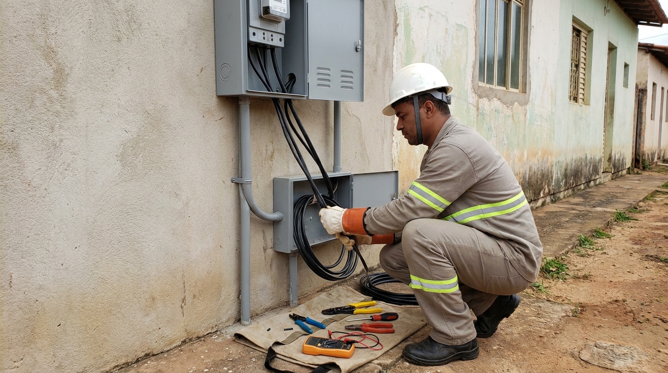Troca de padrao de energia em Salvador‑BA